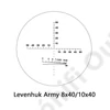 Levenhuk Army 10x40 kétszemes távcső irányzékkal