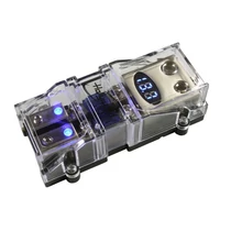 HOLLYWOOD MAHX 2B dupla Mini ANL biztosítéktartó, Volt mérő