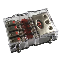 HOLLYWOOD MAHX 4 R négyes mini ANL biztosíték hárz, voltmérő