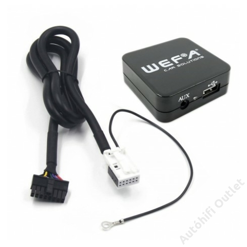WEFA-WF-605-MP3/USB/AUX-ILLESZTŐ-(VOLKSWAGEN,-QUADLOCK)