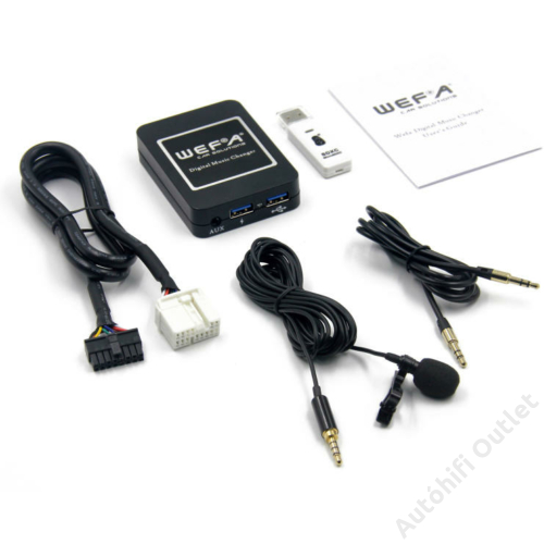 WEFA-WF-606-BLUETOOTH/MP3/USB/AUX-ILLESZTŐ-(HONDA,-2.4)