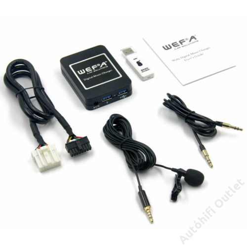 WEFA-WF-606-BLUETOOTH/MP3/USB/AUX-ILLESZTŐ-(MAZDA)