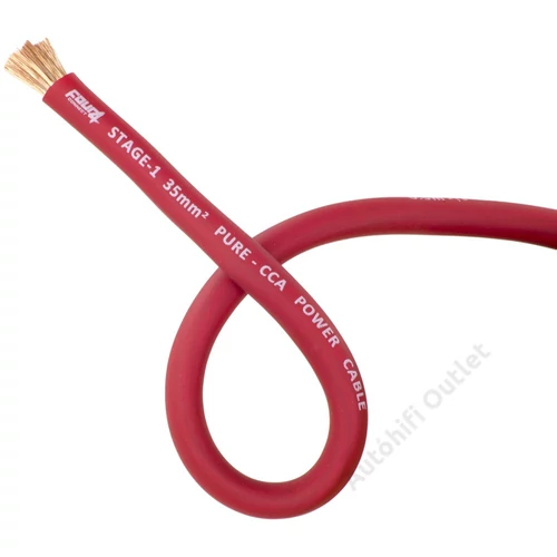 FOUR CONNECT 4-PC35N tápkábel, 35mm2, piros