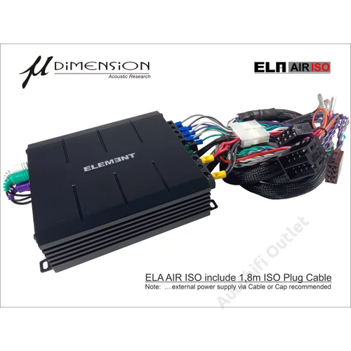 u-Dimension ELA AIR ISO 4 csatornás erősítő