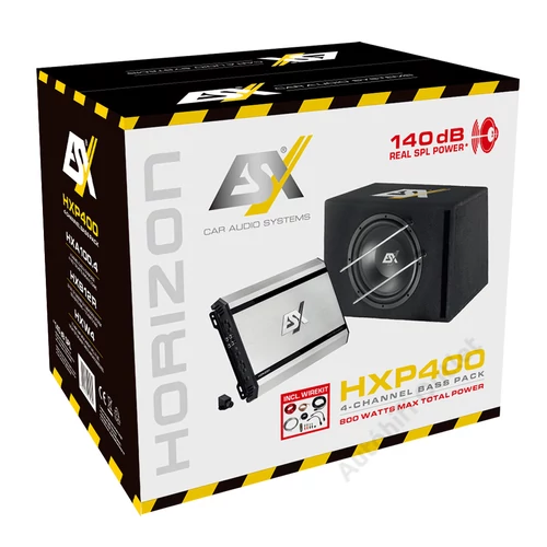 ESX HXP400 4 csatornás basszus csomag