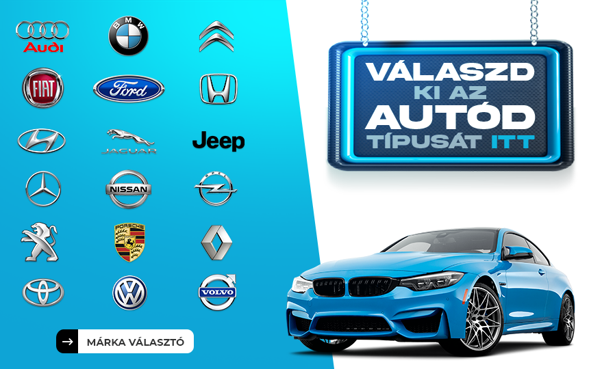 Aut&oacute;hifi M&aacute;rkav&aacute;laszt&oacute;